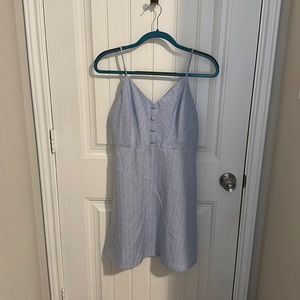 Lulus blue striped dress